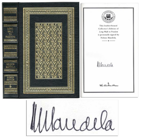 Nelson Mandela Signed Copy of His Autobiography ''Long Walk To Freedom'' -- Beautiful, Near Fine Edition