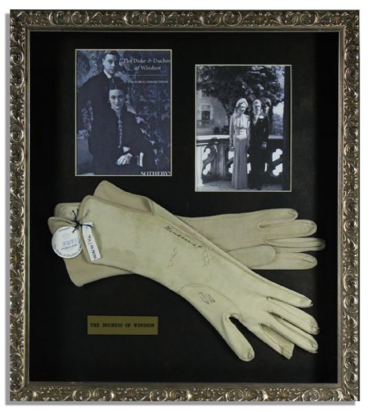 Wallis Simpson, Duchess of Windsor Worn Gloves