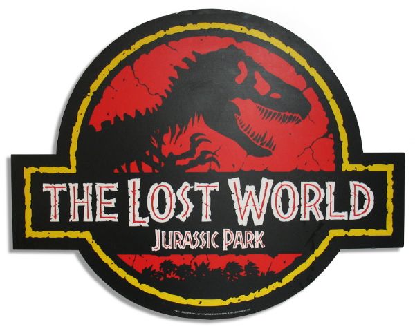 ''The Lost World: Jurassic Park'' Original Circular Movie Sign