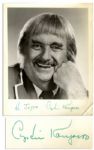 Captain Kangaroo Signed Photo & 33 Business Cards From the Beloved Show