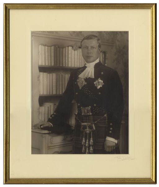 King Edward VIII Photograph Owned by Edward & Wallis -- From The Famous Sotheby's 1997 Auction of Property of The Duke & Duchess of Windsor