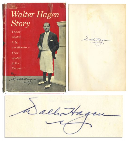 First Edition of ''The Walter Hagen Story'' -- Signed by the Golf Extraordinaire