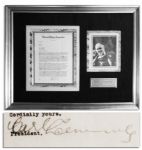 Carl Laemmle 1931 Letter Signed Regarding Universal Studios -- ...[Draculas] success has prompted us to arrange for the production of...Frankenstein by Mary Shelley...