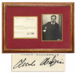 Charlie Chaplin Typed Letter Signed -- ...Thank you very much for your kind and interesting letter... -- With a JSA COA