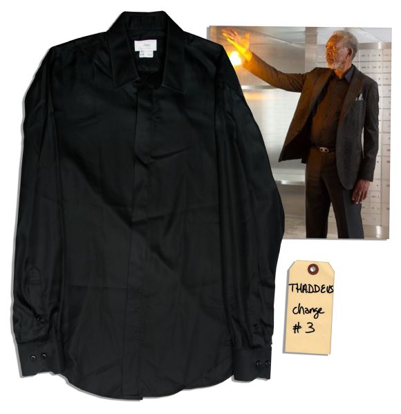 Morgan Freeman Screen-Worn Costume From the 2013 Film ''Now You See Me'' 