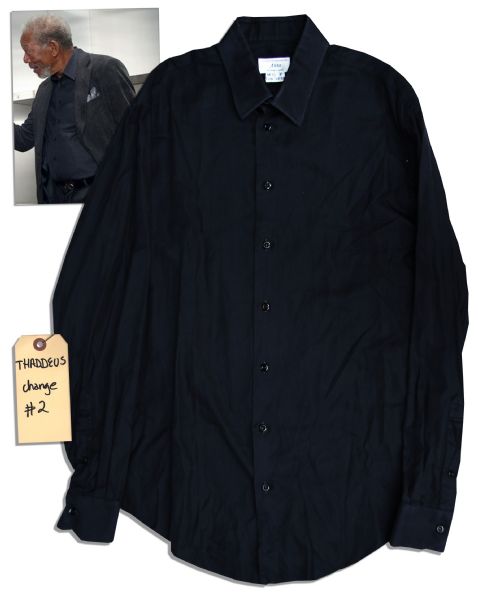 Morgan Freeman Screen-Worn Costume From the 2013 Film ''Now You See Me''
