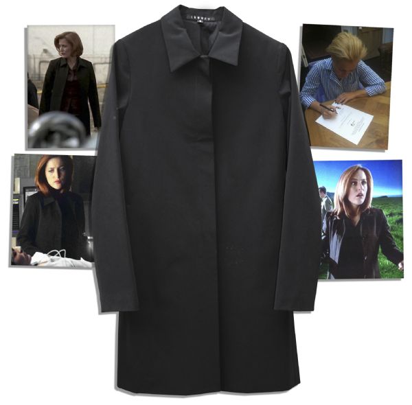 Gillian Anderson Screen-Worn Coat From Her Famous Role as Scully in ''The X-Files''