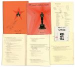 Program From The 59th Annual Academy Awards Signed by Lauren Bacall, Shirley MacLaine, Chevy Chase, Isabella Rossellini, Marlee Matlin, Sigourney Weaver, Dennis Hopper, William Hurt & More
