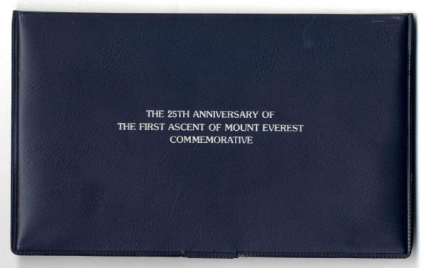 Everest 25th Anniversary Cover Signed by Sir Edmund Hillary and Tenzing Norgay