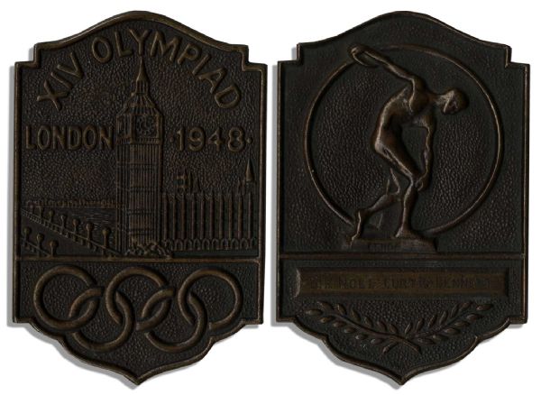 Lot of Summer Olympics Medals -- Medals From The Infamous 1936 Games in Nazi Germany -- From The 1932 Games in Los Angeles During The Depression -- From London's 1948 Games