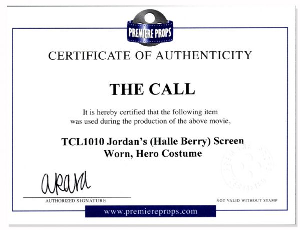 Oscar-Winner Halle Berry Screen Worn Wardrobe From ''The Call''