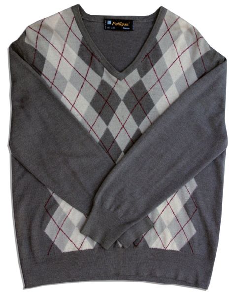 Argyle Sweater Worn by Daniel Day-Lewis in ''The Boxer'' -- 1997