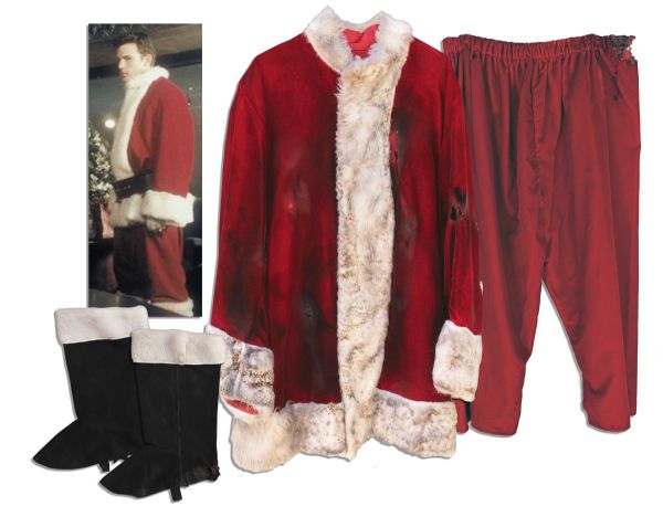Ben Affleck Screen Worn Hero Santa Jacket & Production Used Pants From The Robbery Scenes in ''Reindeer Games''