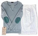 Sandra Bullock Screen-Worn Hero Wardrobe From The Blind Side -- Cashmere Sweater & Designer Skirt