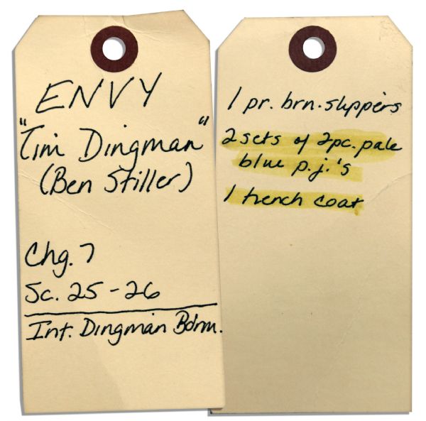 Ben Stiller Pajamas & Leather Slippers From ''Envy''