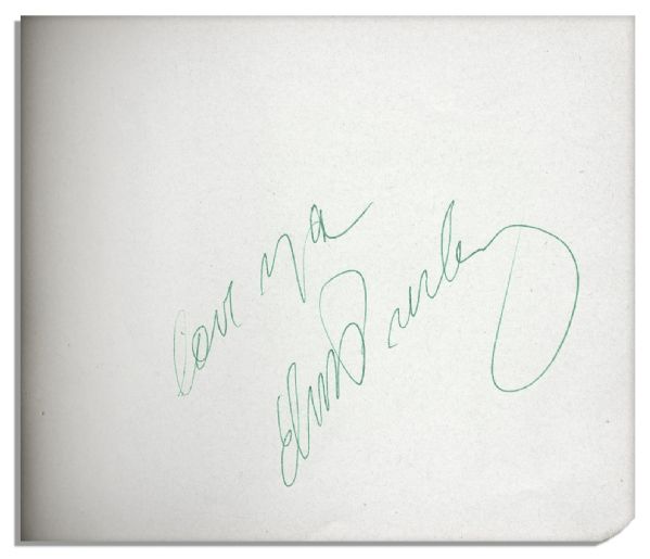 Elvis Presley & Marilyn Monroe Signed Autograph Album Spanning Generations of Hollywood With Lauren Bacall, Irving Berlin, Kevin Spacey, Helen Hunt, Haley Joel Osment