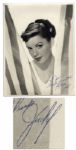 Large Judy Garland Photo Signed -- 11 x 14