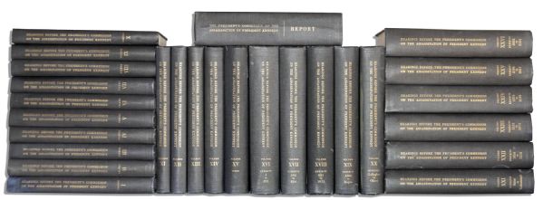 27 Volume Set of the Warren Committee's ''Investigation of the Assassination of President John F. Kennedy''