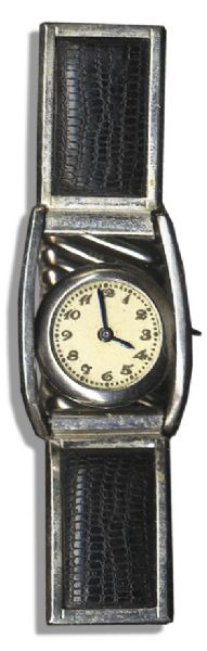 ''Three Stooges'' Legend Moe Howard Personally Owned Round Swiveling Watch