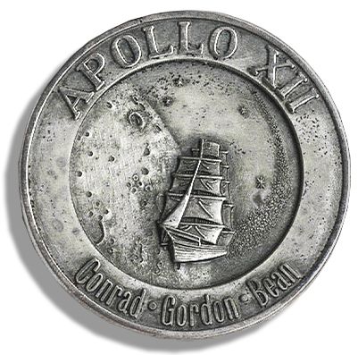 Space-Flown Apollo 12 Robbins Medal -- Serial Number 139