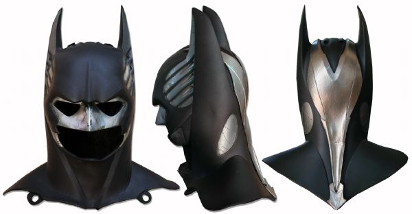 Cowl Worn Onscreen by George Clooney in 1997's ''Batman & Robin'' and by Val Kilmer in 1995's ''Batman Forever''