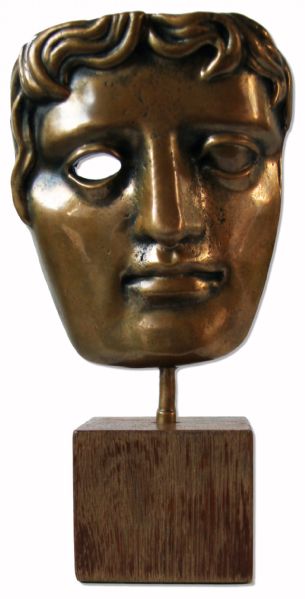 BAFTA Award From 1980 -- Solid Bronze Mask Statue