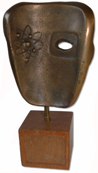 BAFTA Award From 1980 -- Solid Bronze Mask Statue