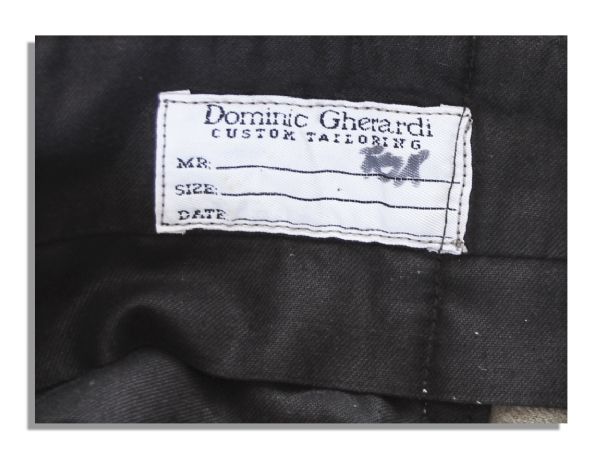 Leonardo DiCaprio Signature Wardrobe from the 1997 Epic Titanic -- Corduroy Trousers & Knit Shirt