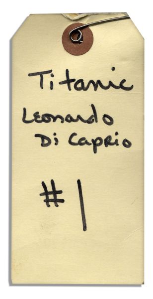 Leonardo DiCaprio Signature Wardrobe from the 1997 Epic Titanic -- Corduroy Trousers & Knit Shirt