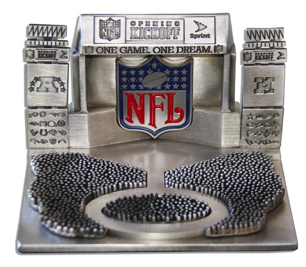 Special Edition NFL Bookends From the Kickoff Show in 2006 -- Awarded to Grammy Award-Winning Latin Band Ozomatli Who Played at the Event