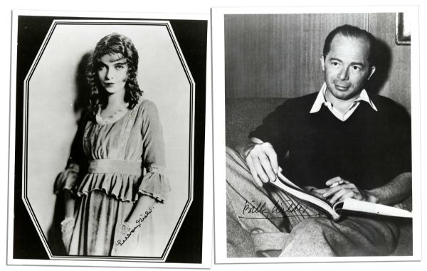 Lot of 12 Photos Signed by an Array of Celebrated Actors & Actresses -- Stars From ''Gone With The Wind'', ''Star Trek'', ''The Lone Ranger'', 7 Time Oscar Winner Billy Wilder & EGOT John Gielgud