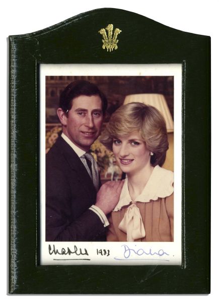 Princess Diana & Prince Charles Signed 1983 Photo -- Just Two Years After the Royal Couple Wed
