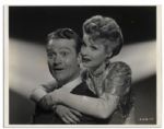 Vintage MGM Photograph of Lucille Ball & Red Skelton -- 10 x 8 Publicity Shot Promoting Their Film Du Barry Was a Lady