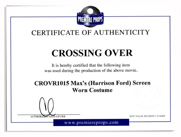 Harrison Ford ''Crossing Over'' Screen-Worn Costume