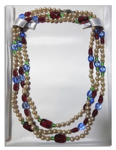 The Duchess of Windsor's Personally Owned Multicolor Necklace -- From The Famed Duke & Duchess Christie's Auction