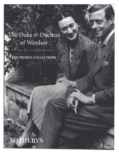 Elegant Boxed Set of Sotheby's Catalogs From The 1997 Duke & Duchess of Windsor Auction
