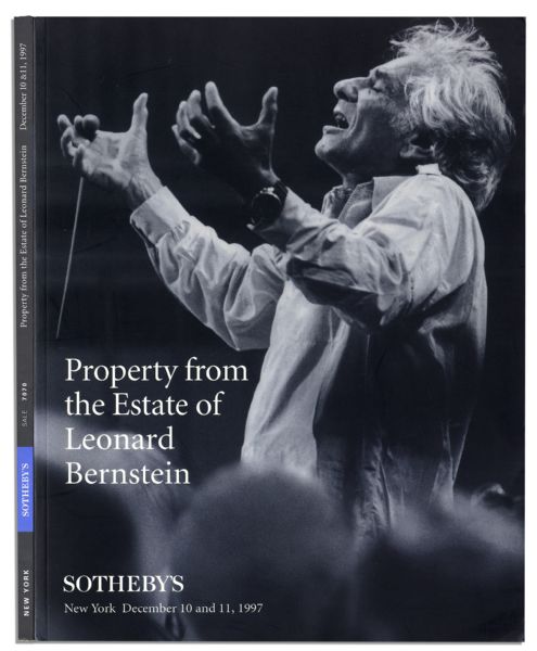 Catalog From The Leonard Bernstein Auction, Held by Sotheby's in 1997