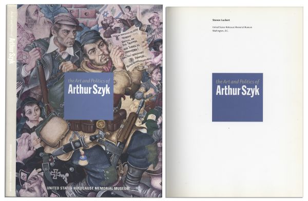 Acclaimed Graphic Artist Arthur Szyk Signed Print & First Edition of ''The Art and Politics of Arthur Szyk''