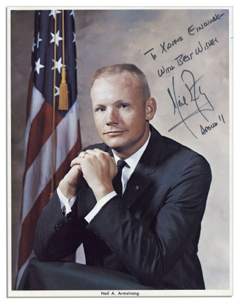 Neil Armstrong 8'' x 10'' Signed Photo
