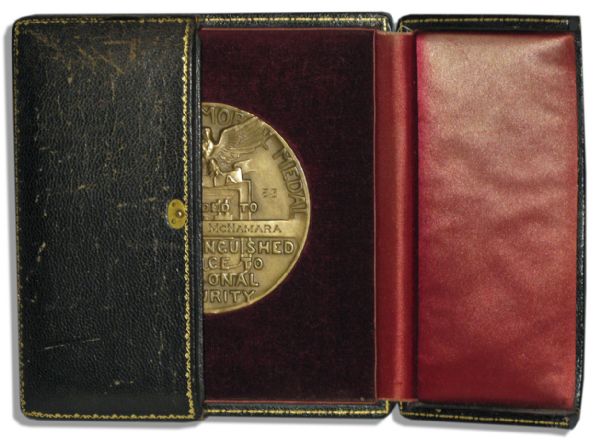 Robert McNamara's James Forrestal Memorial Medal Awarded to Him by the National Security Intelligence Agency
