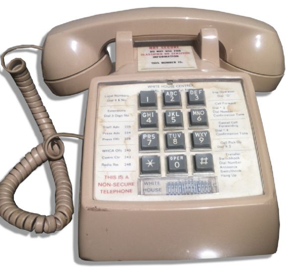 White House Telephone -- One of 9 Replaced When Hillary Clinton Redecorated