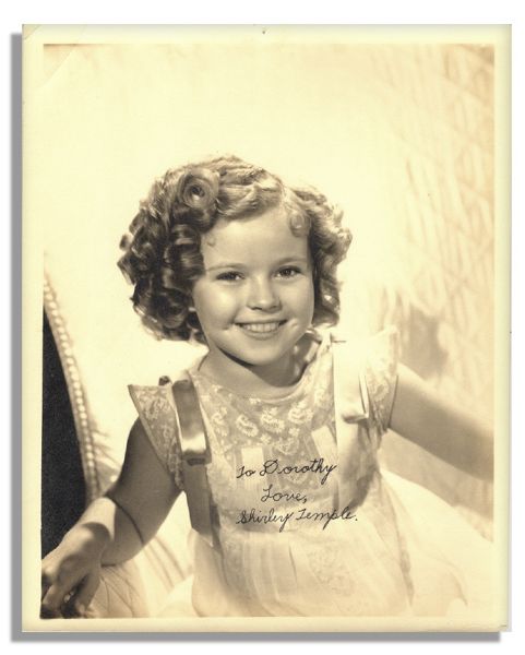 One of the Best Shirley Temple Signed Photos Extant