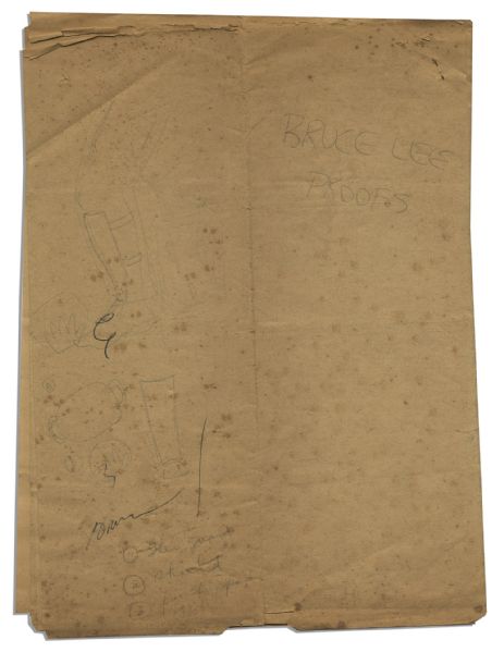 Bruce Lee Signed Article From the 1966-67 ''Green Hornet'' Era -- With Handwritten Notations & Corrections Possibly Made by Lee Himself