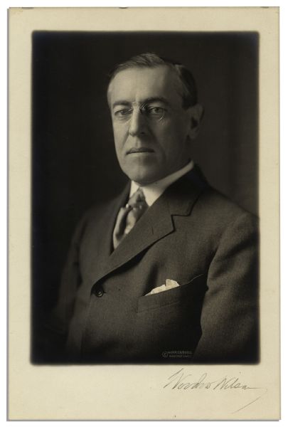 Woodrow Wilson Photo Signed 