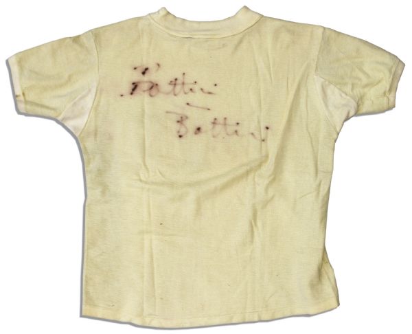 Andy Warhol Signed Yellow T-Shirt