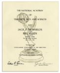 Emmy Nomination Certificate From 1975 For Television Movie Barbary Coast