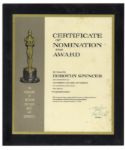 Official Academy Award Nomination For the 1963 Blockbuster, Cleopatra