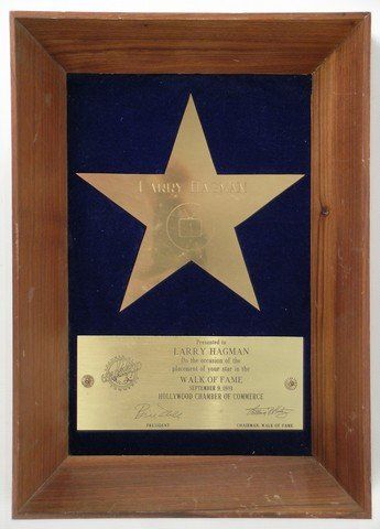 Legendary ''Dallas'' Actor Larry Hagman Official Hollywood Walk of Fame Plaque