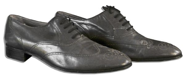 Rock and Roll Hall of Famer & Soul Signer Wilson Pickett Stage Worn Shoes -- With an LOA From His Brother