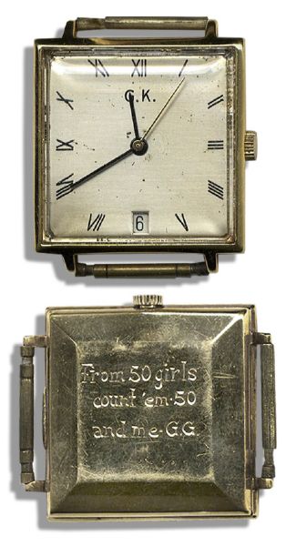 Functional Gene Kelly Personally Owned & Worn Custom Watch
